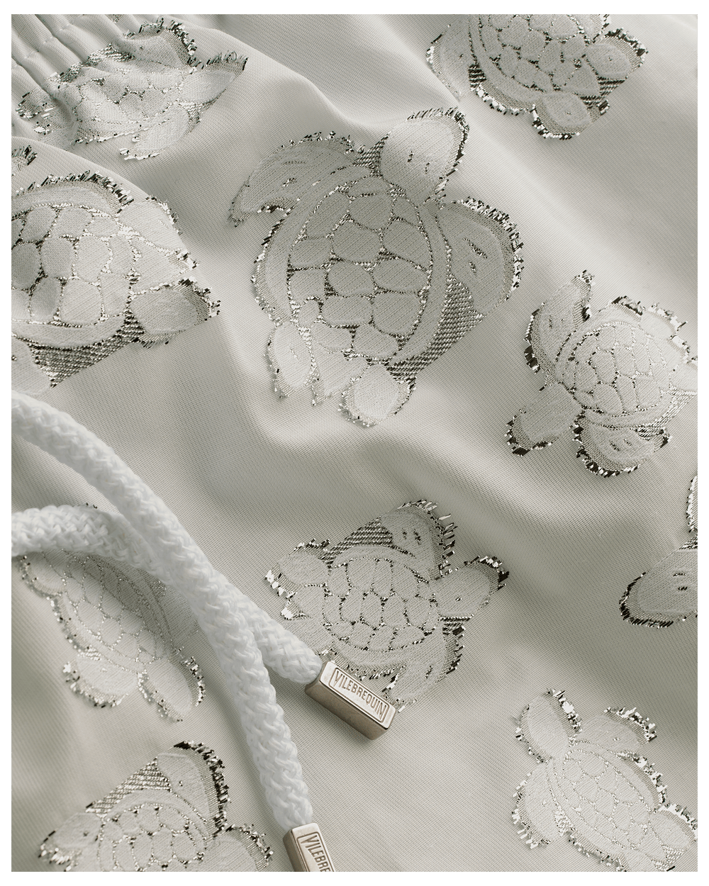Swim shorts Ronde des tortues Jacquard - White / Vilebrequin Outlet