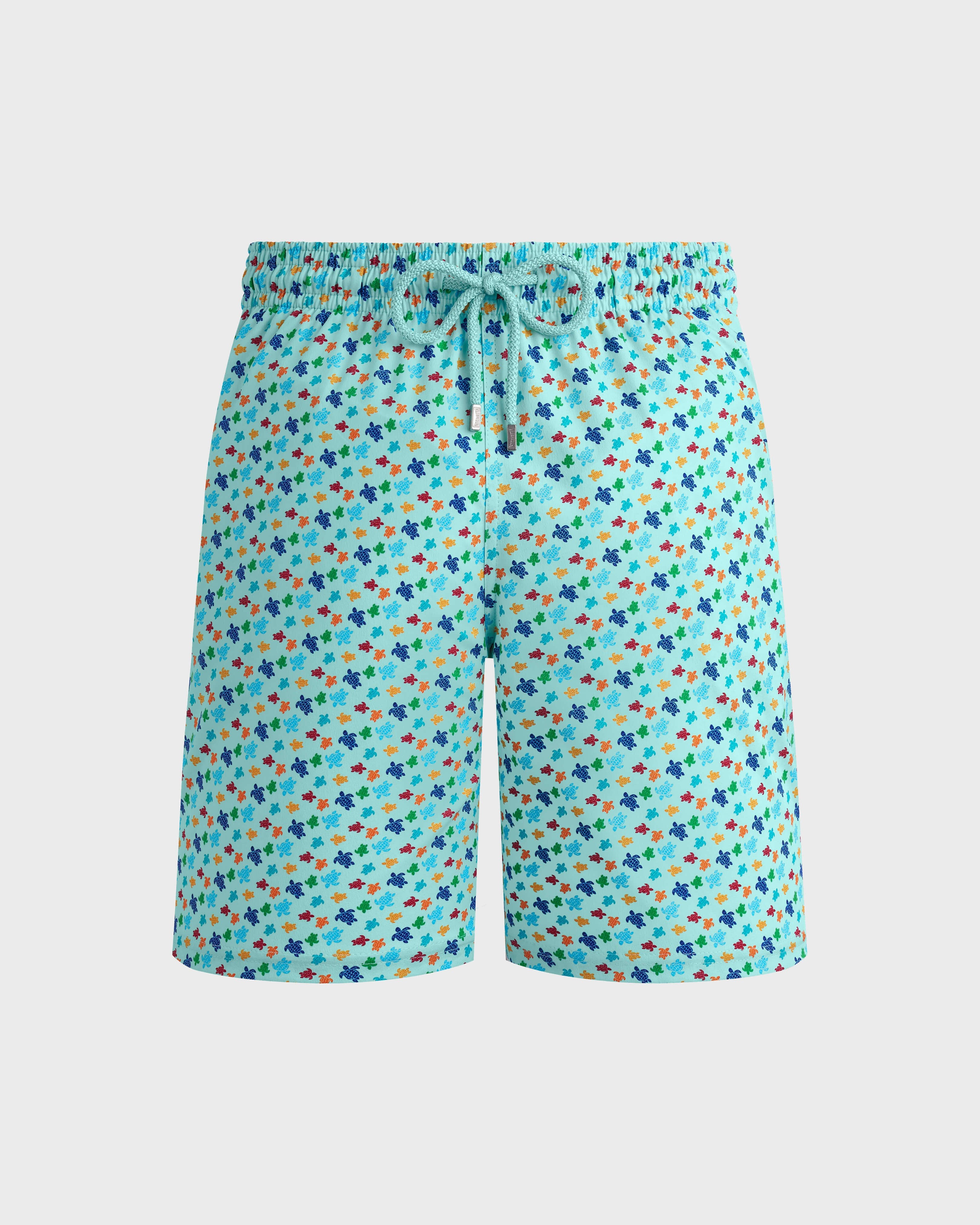 Long Stretch Swim shorts Micro Ronde Des Tortues Rainbow - Blue Pacific / Vilebrequin Sale