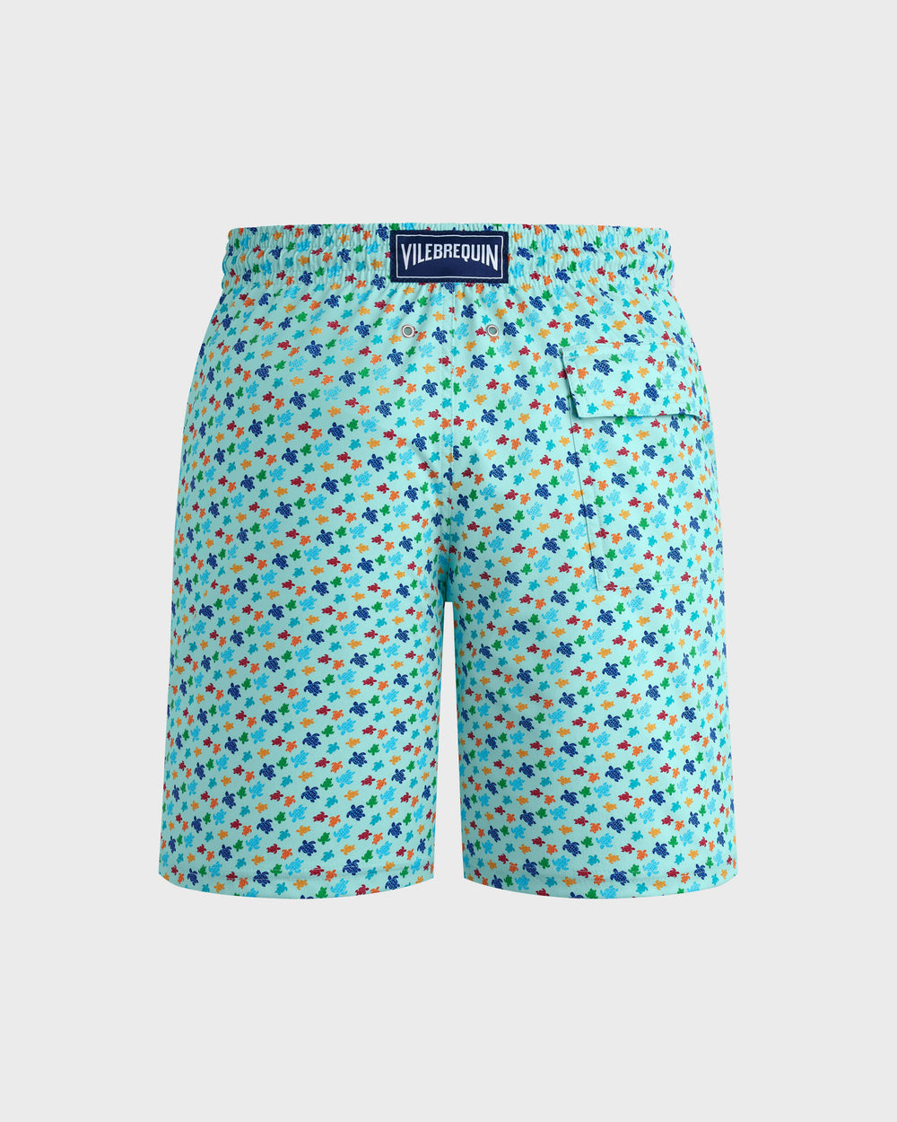 Long Stretch Swim shorts Micro Ronde Des Tortues Rainbow - Blue Pacific / Vilebrequin Sale