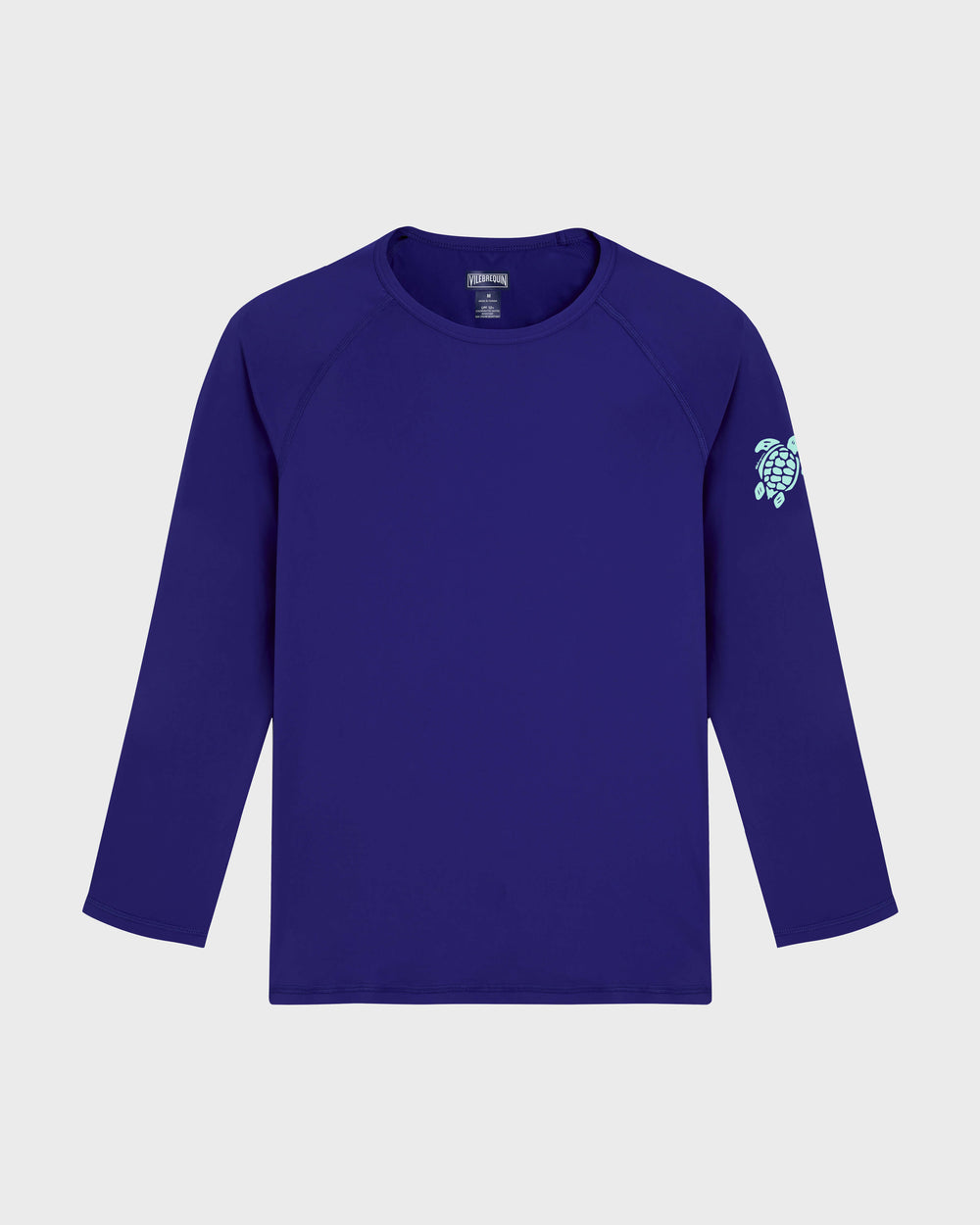 UV Protection Long Sleeves Rashguard Turtle - Blue Versailles / Vilebrequin Outlet