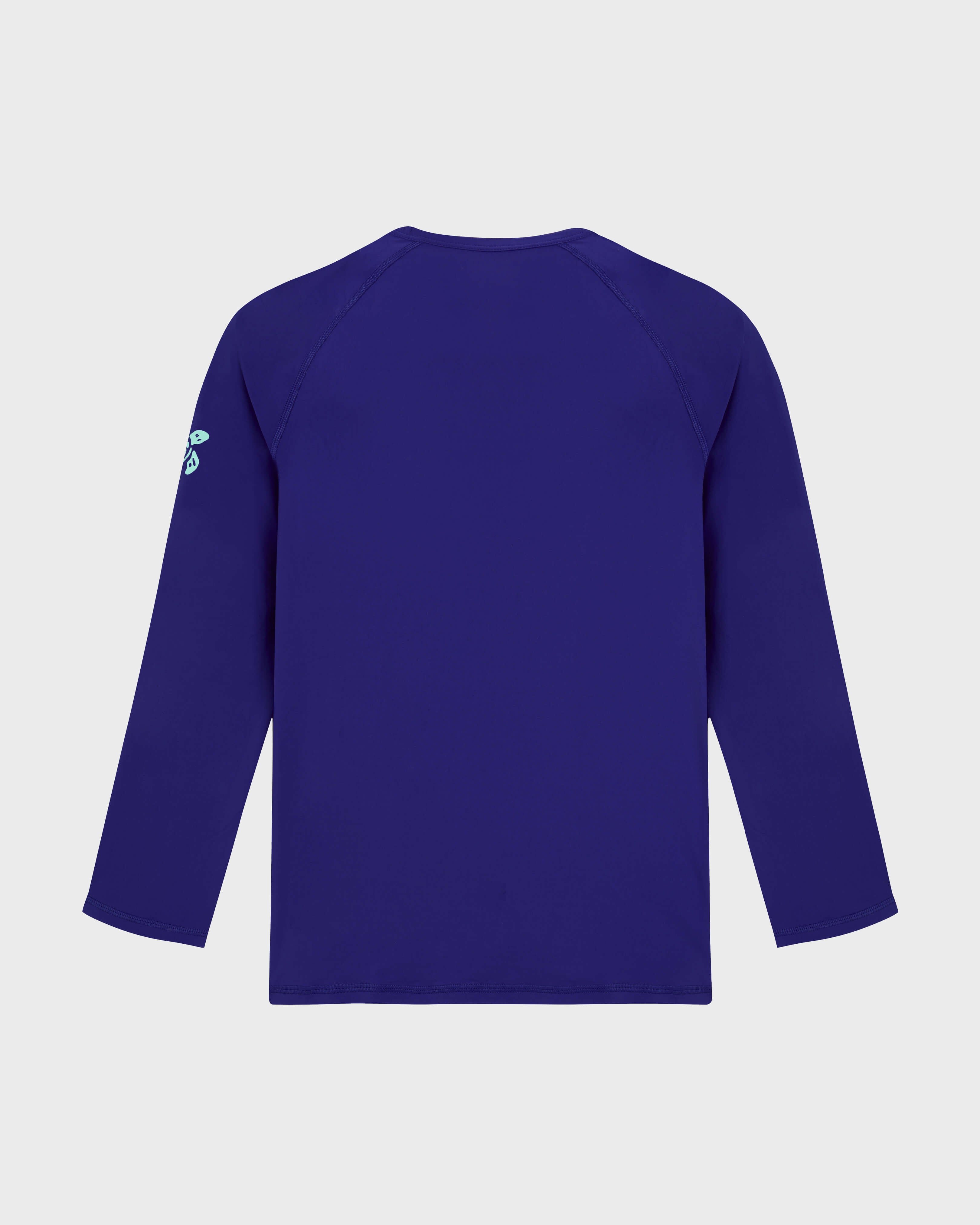 UV Protection Long Sleeves Rashguard Turtle - Blue Versailles / Vilebrequin Outlet
