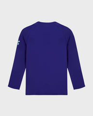 UV Protection Long Sleeves Rashguard Turtle - Blue Versailles / Vilebrequin Outlet