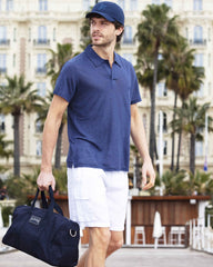 Linen Jersey Polo Shirt Solid | Site Vilebrequin | PYRE9O00 / Vilebrequin US