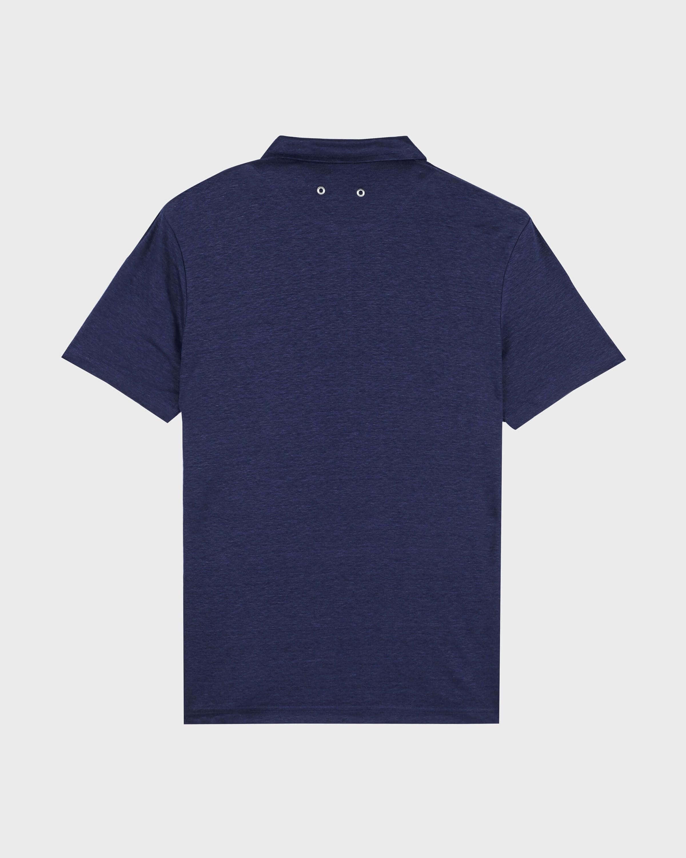 Linen Jersey Polo Shirt Solid | Site Vilebrequin | PYRE9O00 / Vilebrequin US