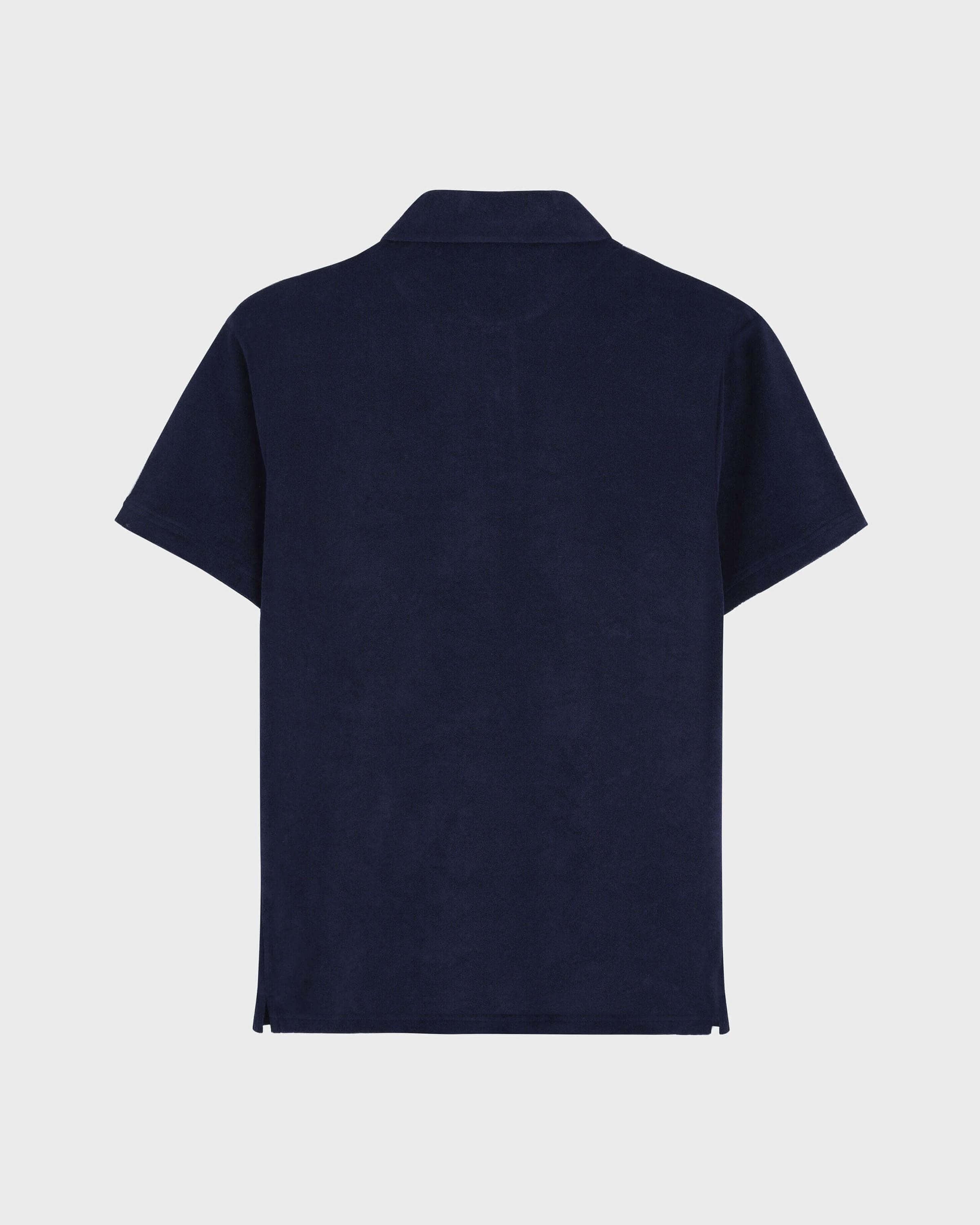 Terry Polo Solid - Blue Navy Website | PHEC3Q00 / Vilebrequin Online