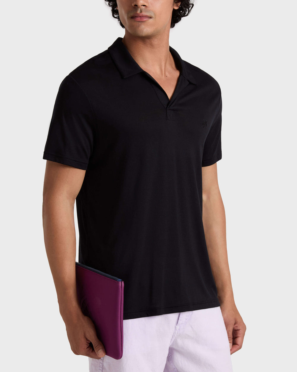 Tencel Polo Shirt Solid | Site Vilebrequin | PRLH9R02 / Vilebrequin Sale