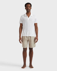 Linen Jersey Polo Shirt Solid | Site Vilebrequin | PYRE9O00 / Vilebrequin On sale