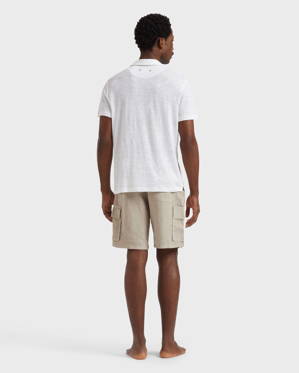 Linen Jersey Polo Shirt Solid | Site Vilebrequin | PYRE9O00 / Vilebrequin On sale