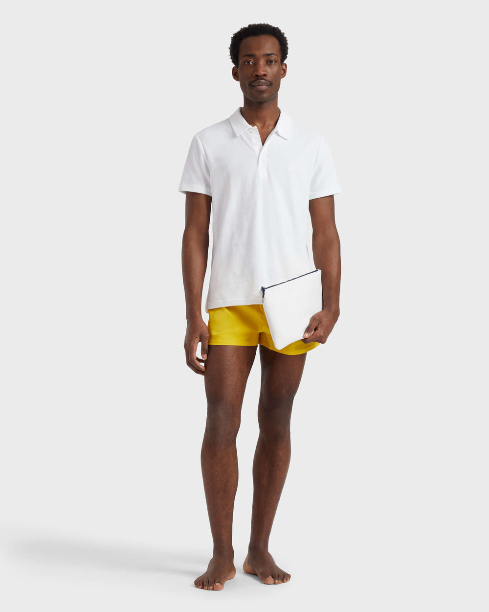 Terry Polo Solid - White Website | PHEC3Q00 / Vilebrequin Discount