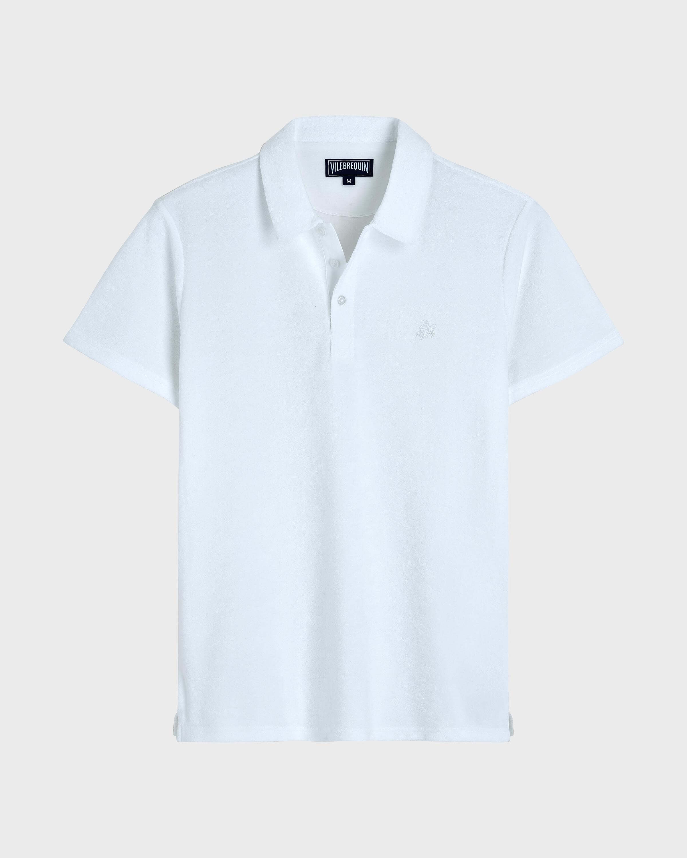 Terry Polo Solid - White Website | PHEC3Q00 / Vilebrequin Discount