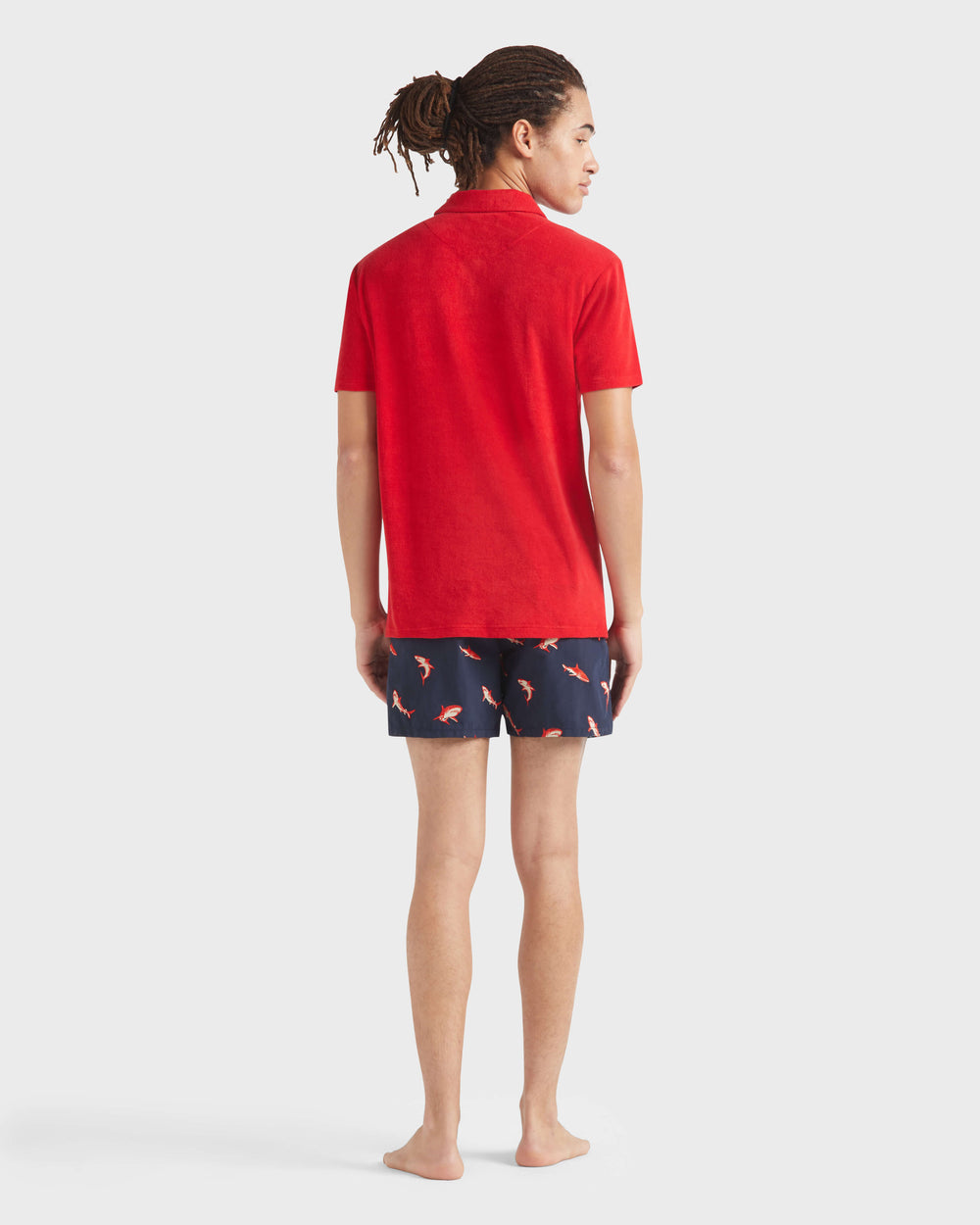 Terry Polo Shirt Solid - Red Lipstick / Vilebrequin US