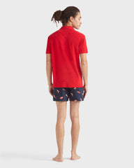 Terry Polo Shirt Solid - Red Lipstick / Vilebrequin US