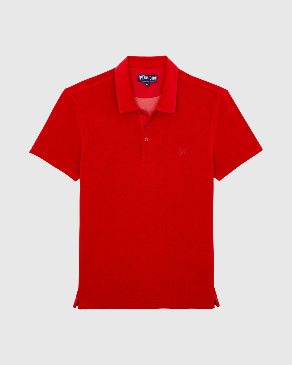 Terry Polo Shirt Solid - Red Lipstick / Vilebrequin US