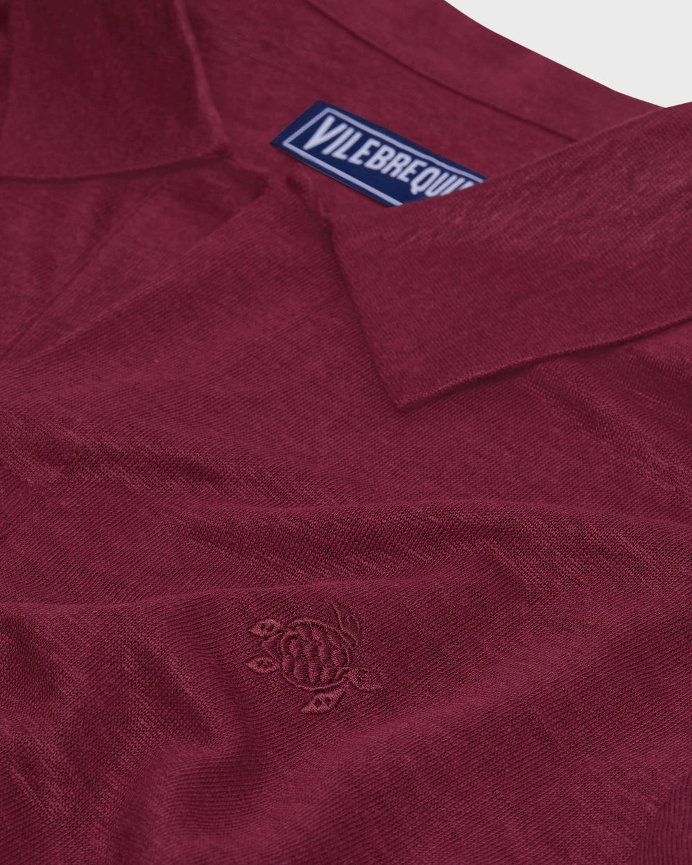Linen Jersey Polo Shirt Solid | Site Vilebrequin | PYRE9O00 / Vilebrequin New