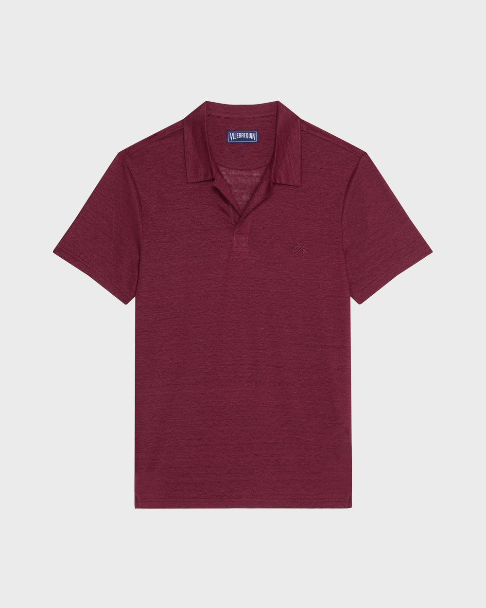 Linen Jersey Polo Shirt Solid | Site Vilebrequin | PYRE9O00 / Vilebrequin New