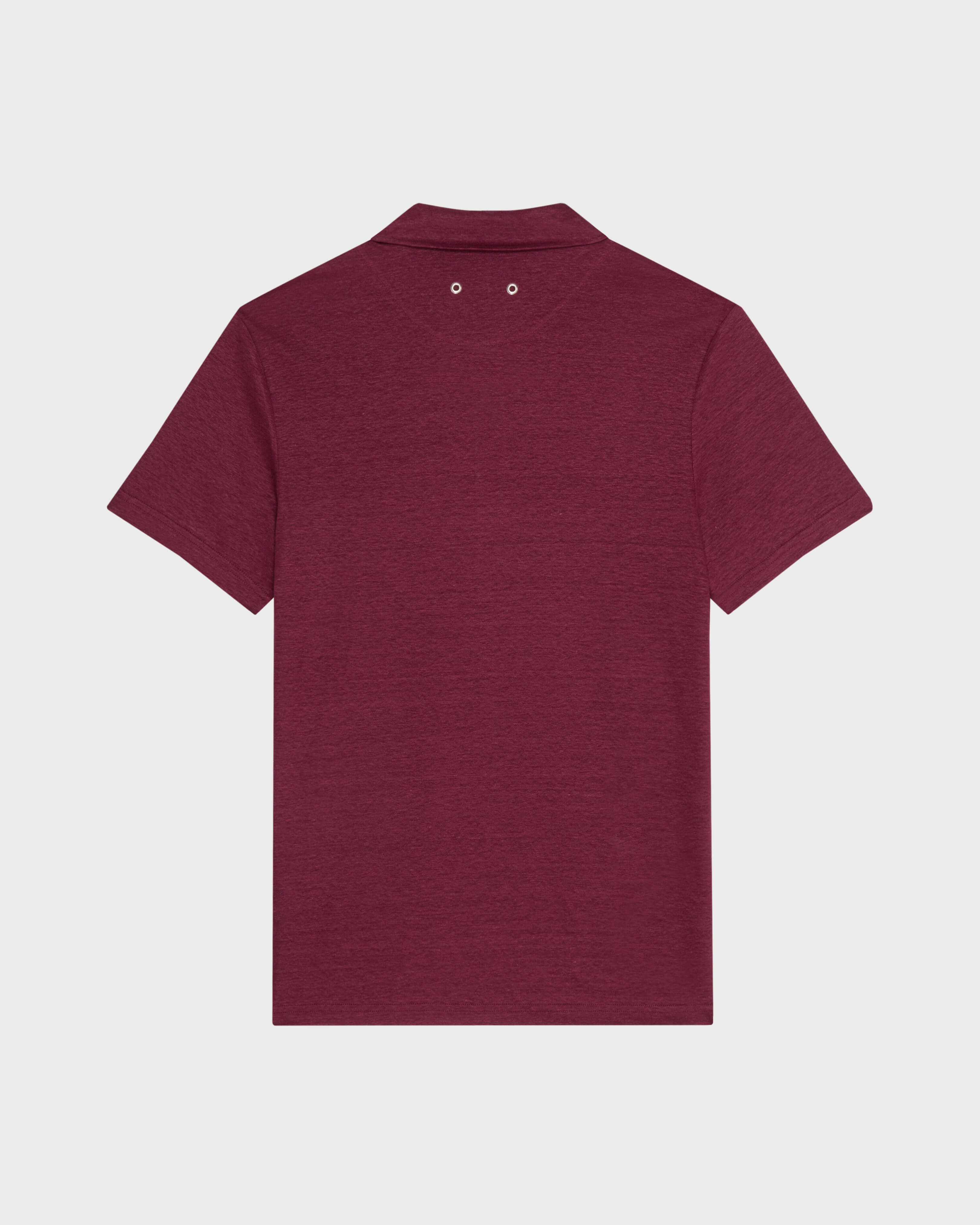 Linen Jersey Polo Shirt Solid | Site Vilebrequin | PYRE9O00 / Vilebrequin New