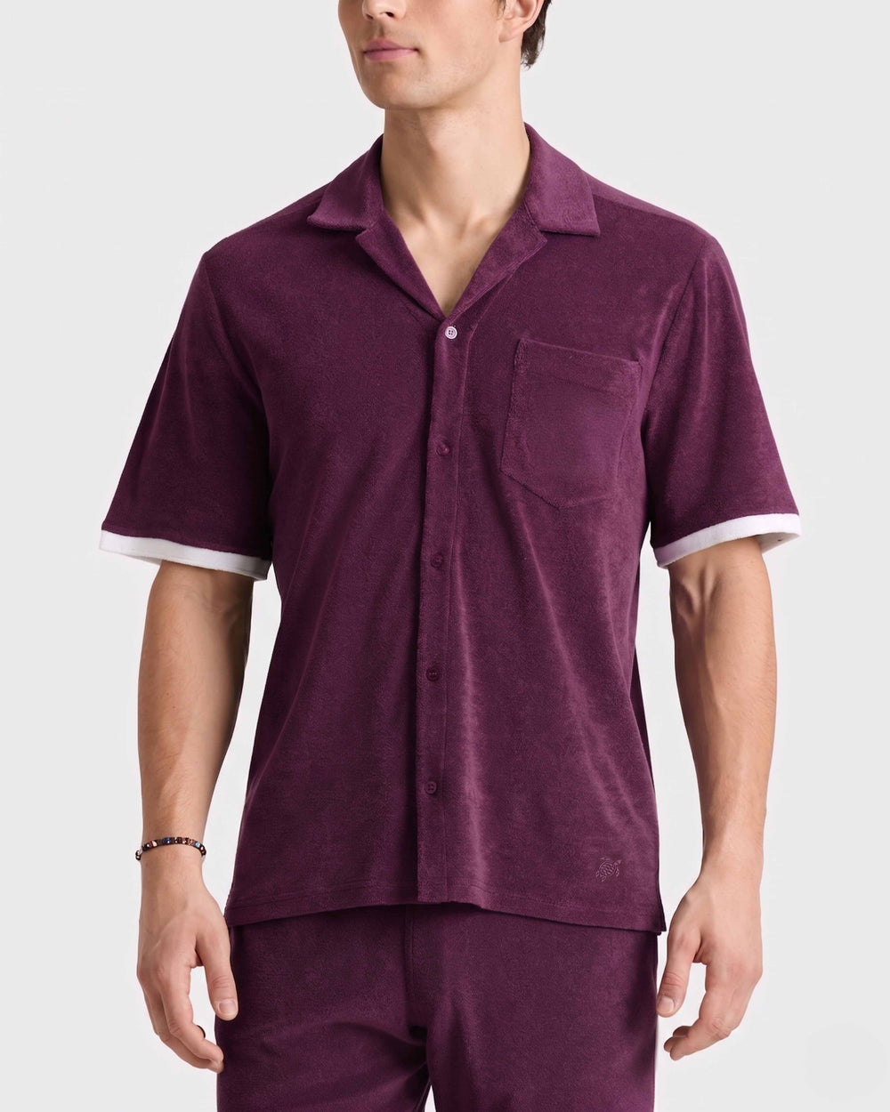 Terry Bowling Shirt Solid - Purple Kerala / Vilebrequin Online