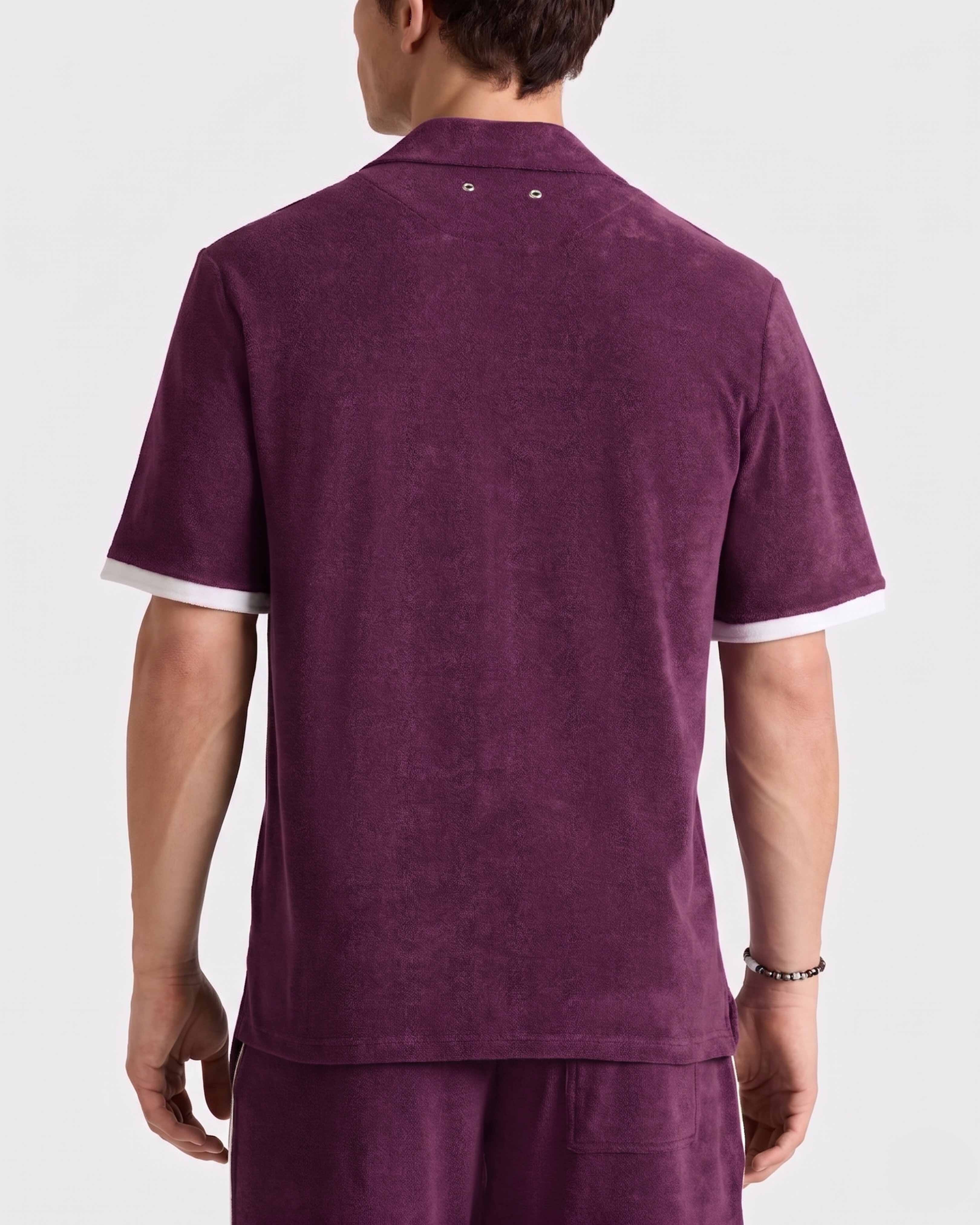 Terry Bowling Shirt Solid - Purple Kerala / Vilebrequin Online