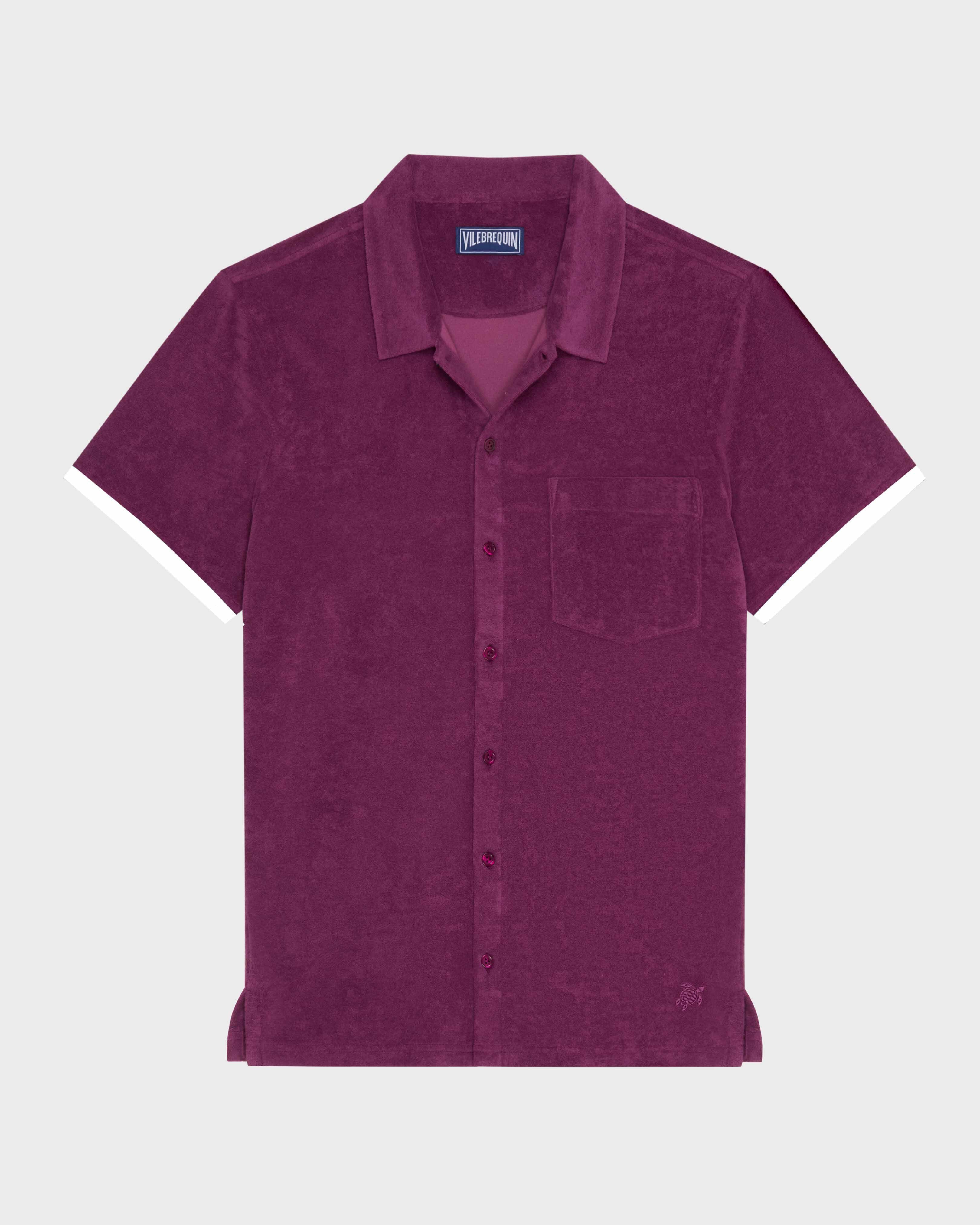 Terry Bowling Shirt Solid - Purple Kerala / Vilebrequin Online