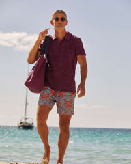 Terry Polo Shirt Solid - Purple Kerala / Vilebrequin Sale