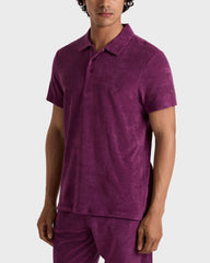 Terry Polo Shirt Solid - Purple Kerala / Vilebrequin Sale