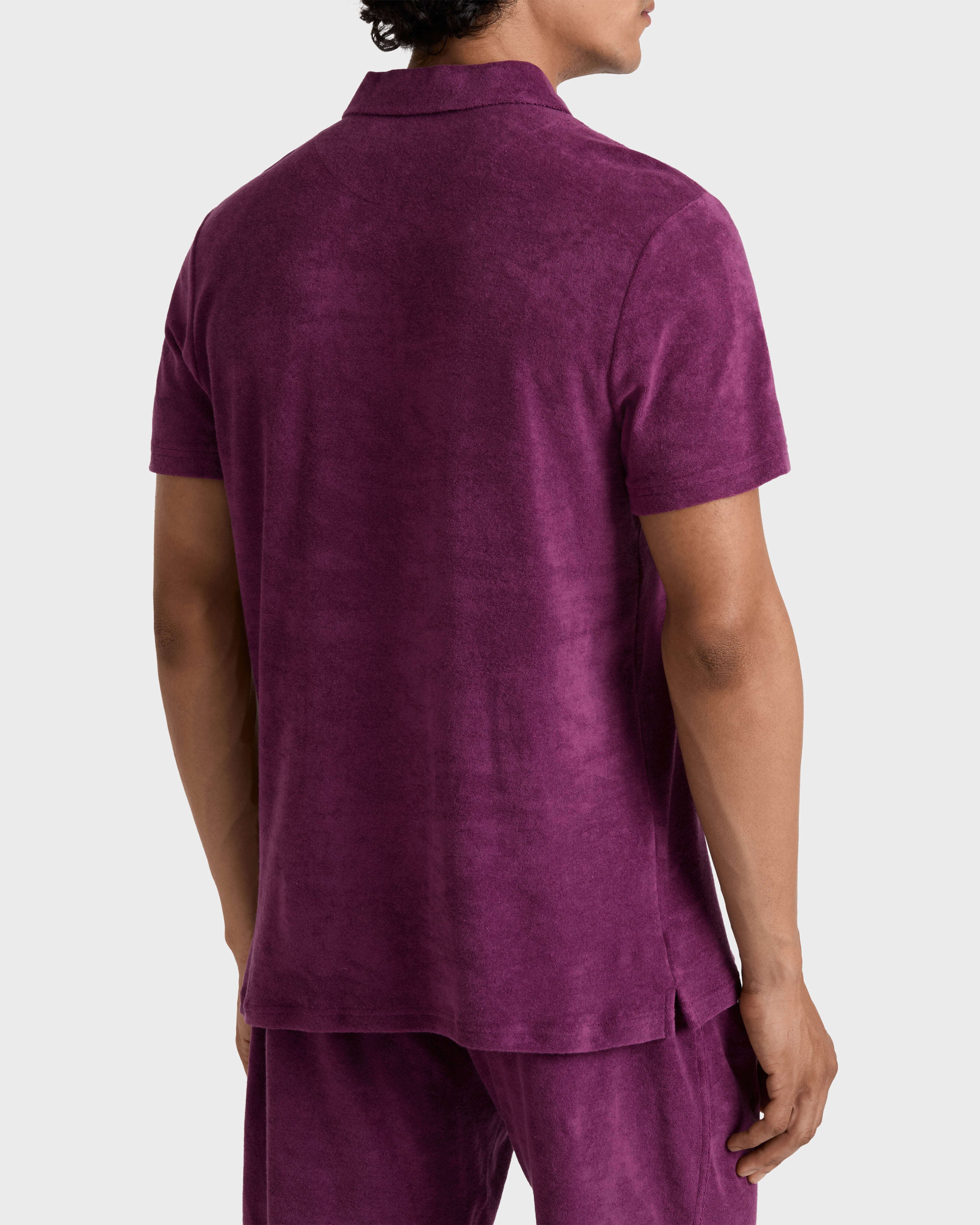 Terry Polo Shirt Solid - Purple Kerala / Vilebrequin Sale