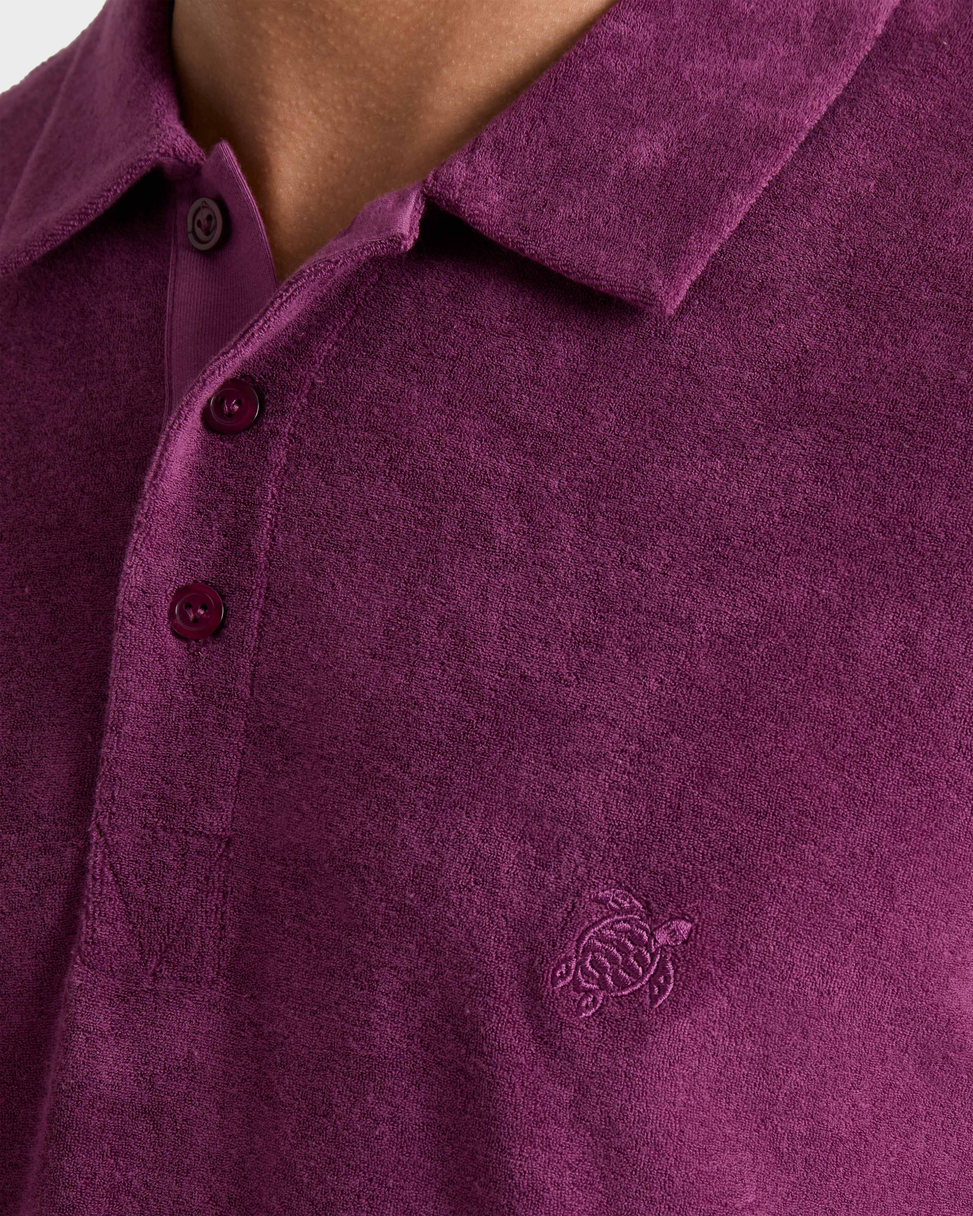 Terry Polo Shirt Solid - Purple Kerala / Vilebrequin Sale