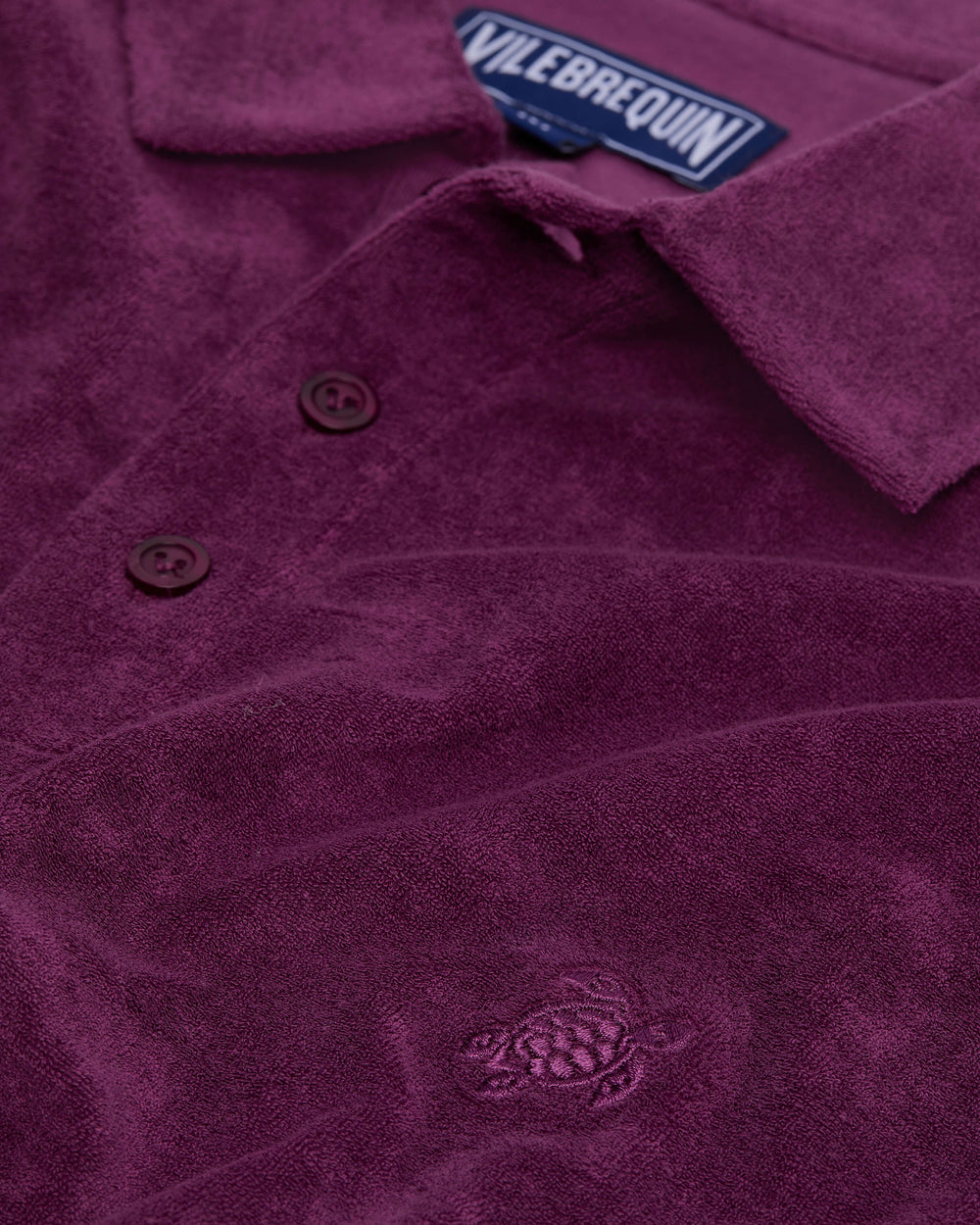 Terry Polo Shirt Solid - Purple Kerala / Vilebrequin Sale