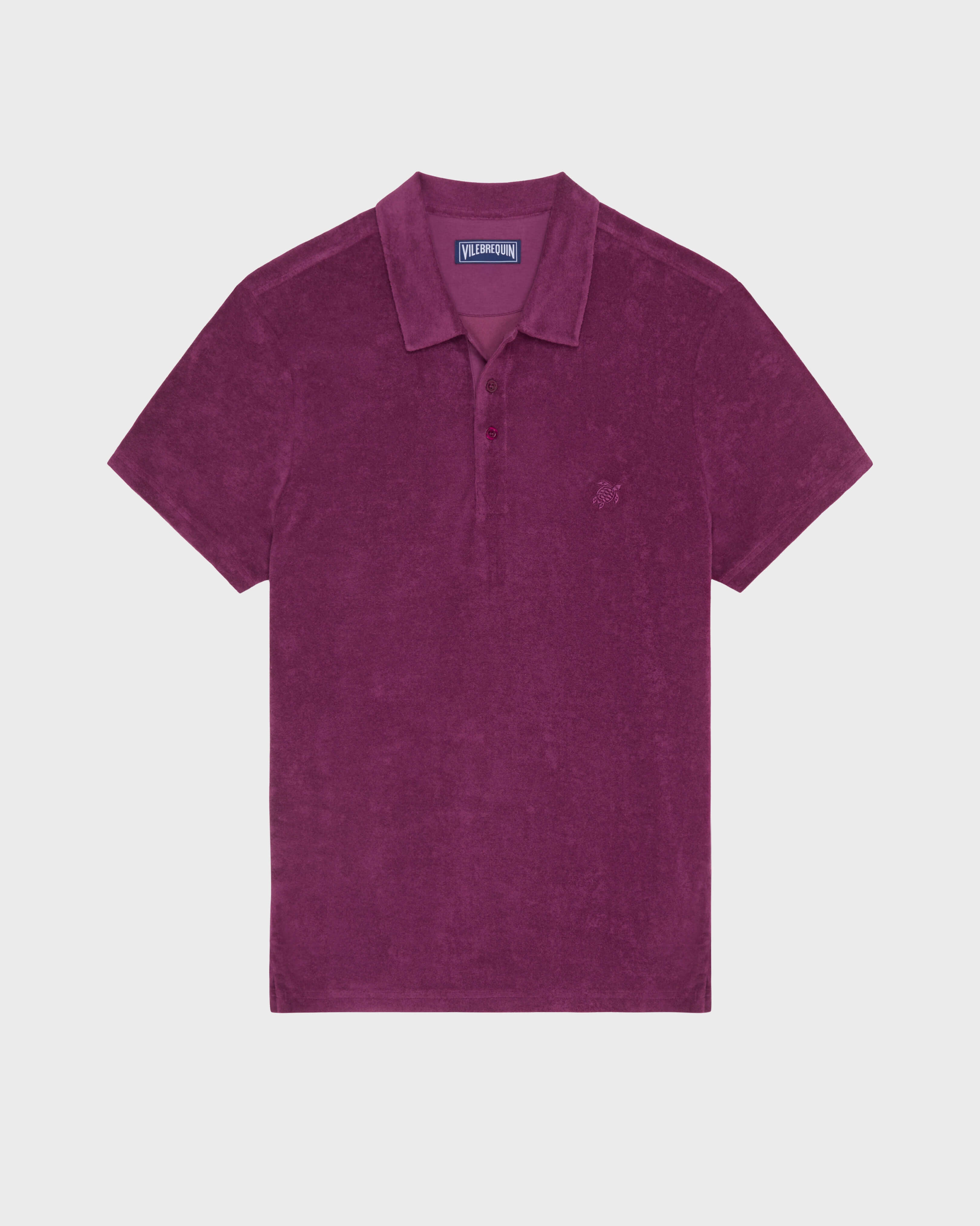 Terry Polo Shirt Solid - Purple Kerala / Vilebrequin Sale