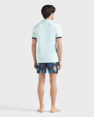 Cotton Pique Polo Shirt Solid - Blue Pacific / Vilebrequin On sale