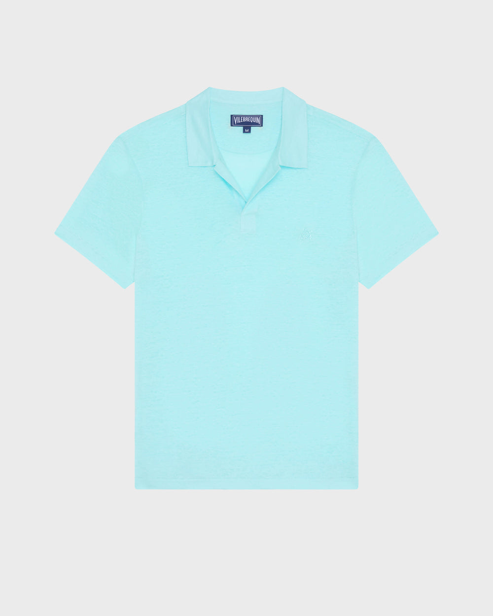 Linen Jersey Polo Shirt Solid | Site Vilebrequin | PYRE9O00 / Vilebrequin For sale
