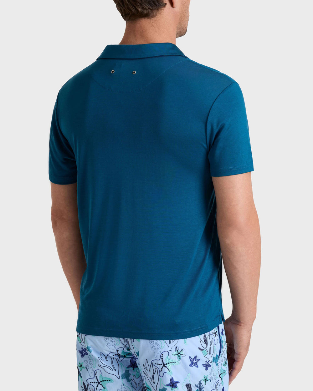 Tencel Polo Shirt Solid | Site Vilebrequin | PRLH9R02 / Vilebrequin US