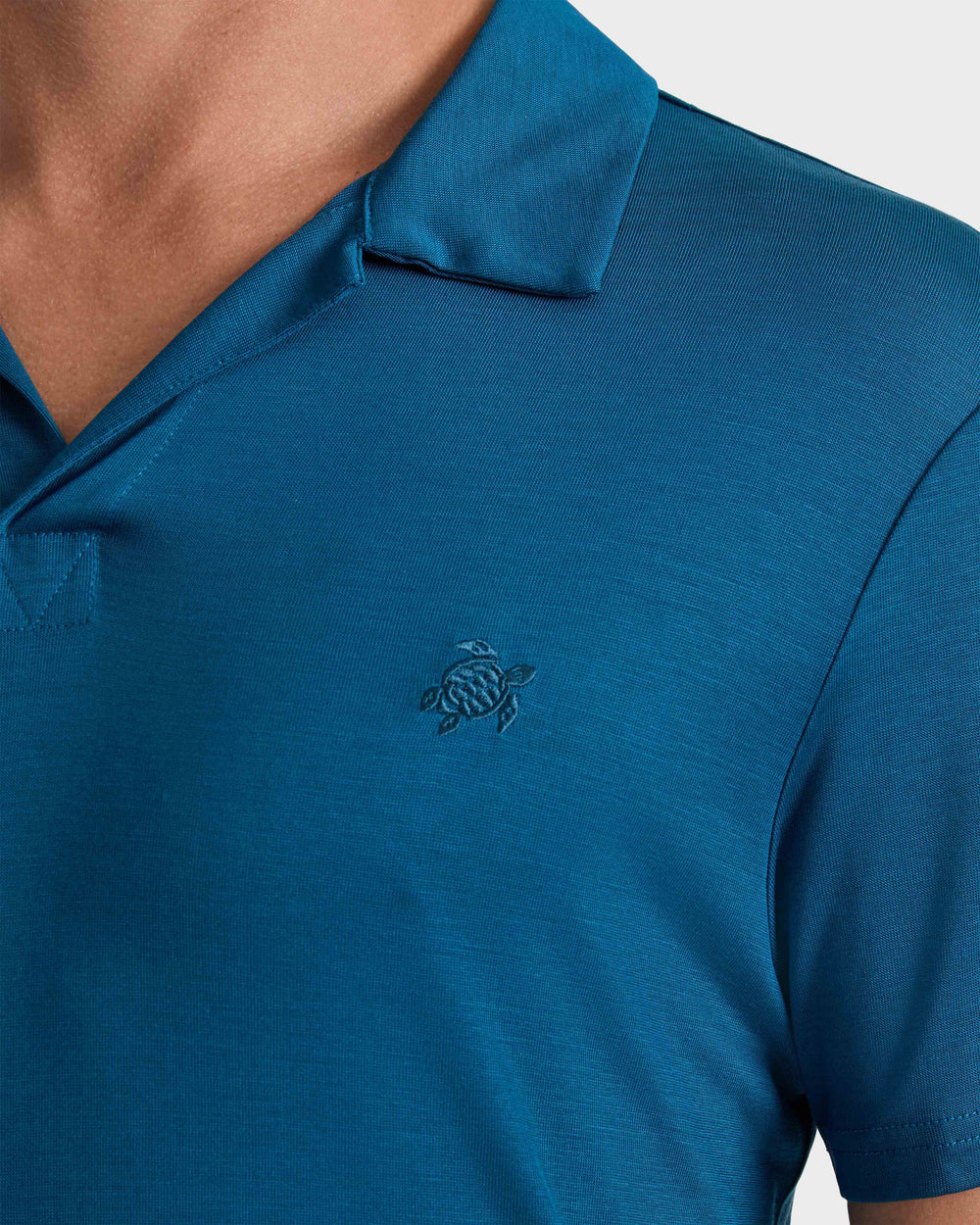 Tencel Polo Shirt Solid | Site Vilebrequin | PRLH9R02 / Vilebrequin US