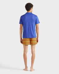 Linen Jersey Polo Shirt Solid | Site Vilebrequin | PYRE9O00 / Vilebrequin New