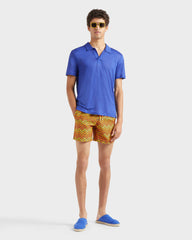 Linen Jersey Polo Shirt Solid | Site Vilebrequin | PYRE9O00 / Vilebrequin New