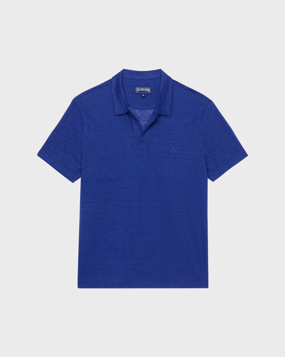 Linen Jersey Polo Shirt Solid | Site Vilebrequin | PYRE9O00 / Vilebrequin New