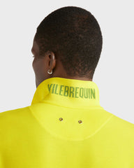 Cotton Pique Polo Shirt Solid - Yellow Sun / Vilebrequin Sale