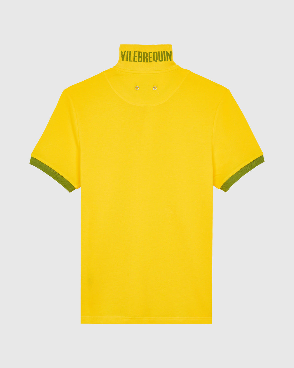 Cotton Pique Polo Shirt Solid - Yellow Sun / Vilebrequin Sale