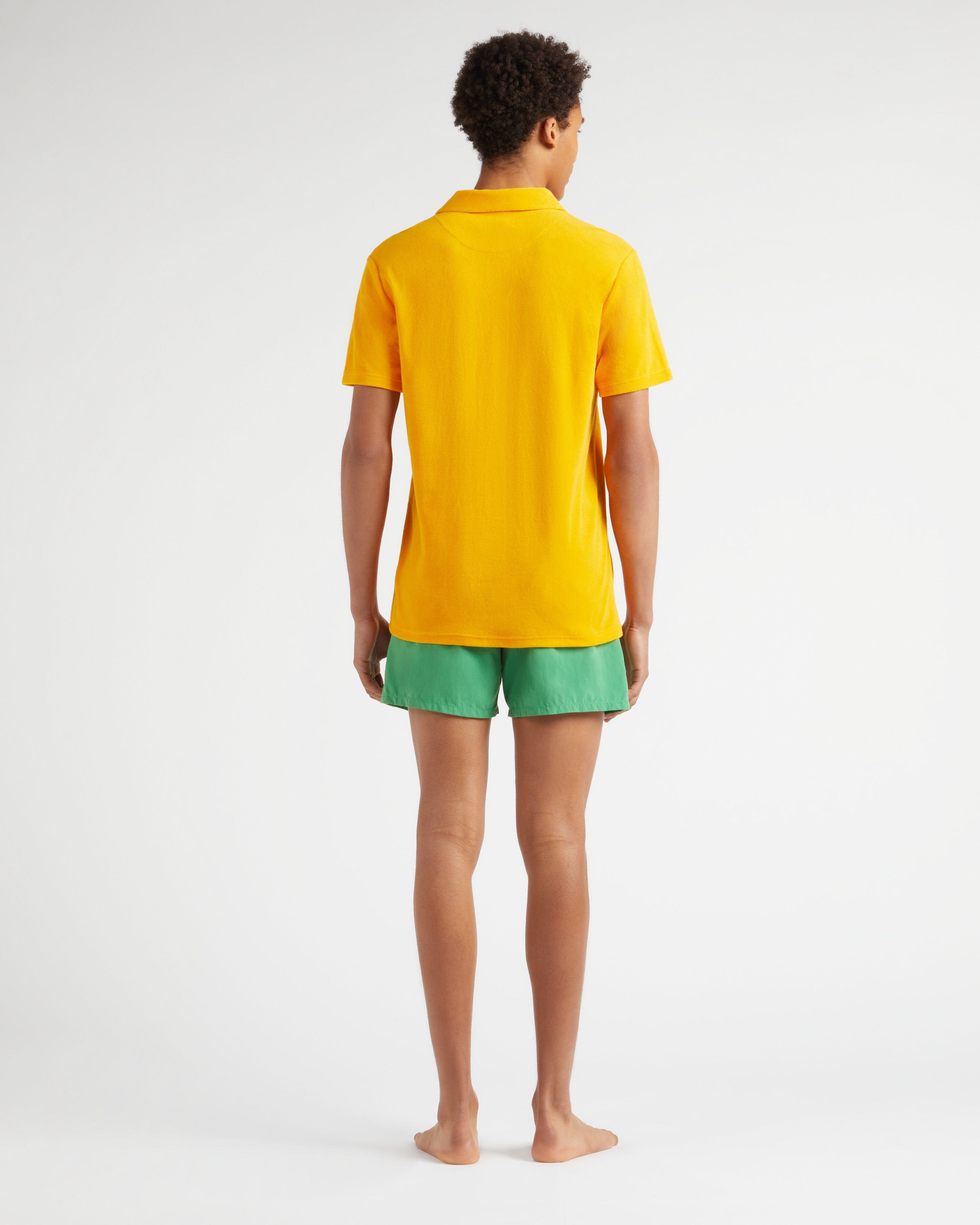 Terry Polo Shirt Solid - Orange Mango / Vilebrequin On sale