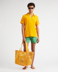 Terry Polo Shirt Solid - Orange Mango / Vilebrequin On sale