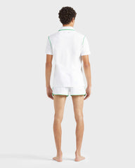 Pique Cotton Polo VBQ Line - White / Vilebrequin For sale