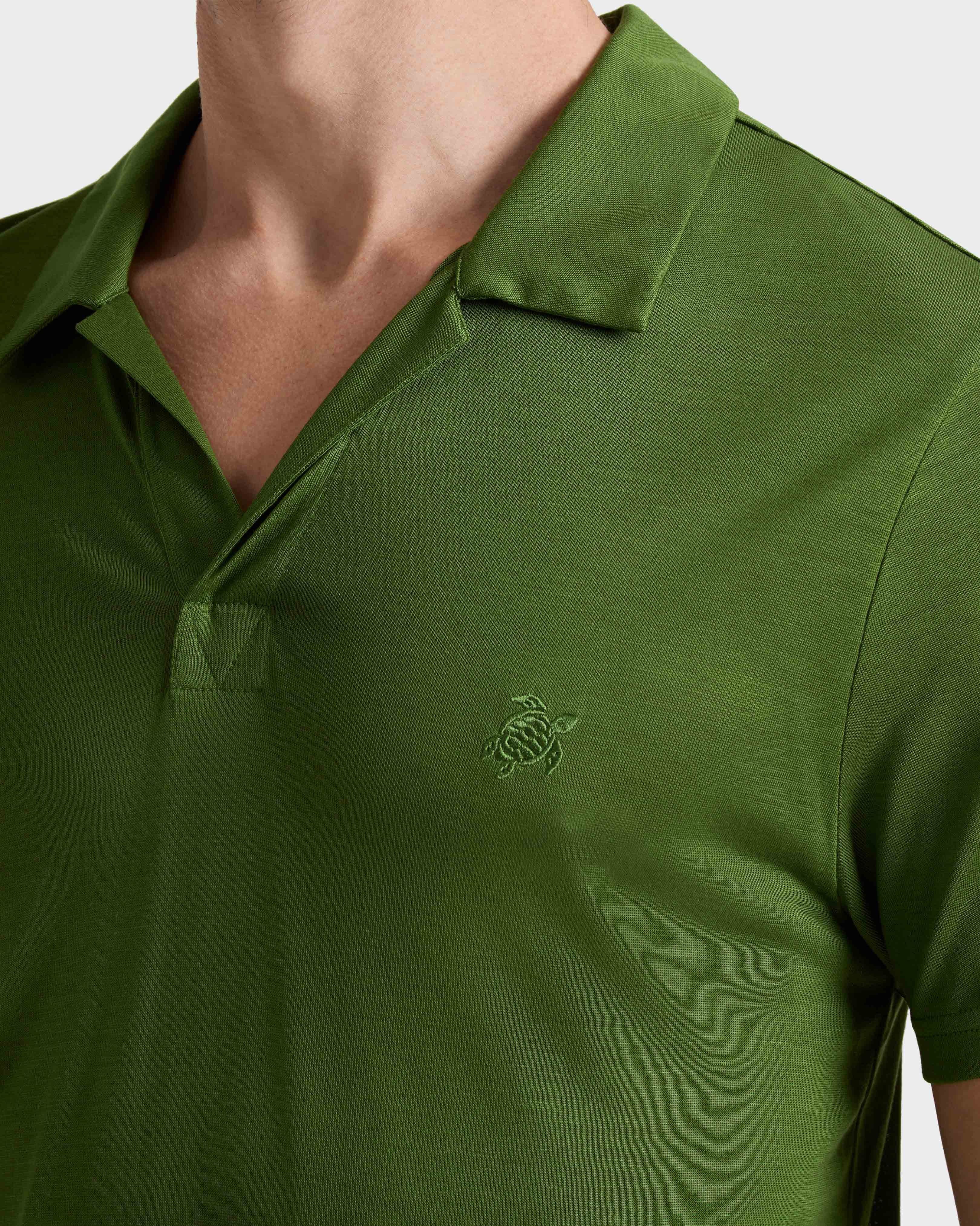 Tencel Polo Shirt Solid | Site Vilebrequin | PRLH9R02 / Vilebrequin Discount