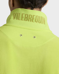 Cotton Pique Polo Shirt Solid - Green Acide / Vilebrequin US