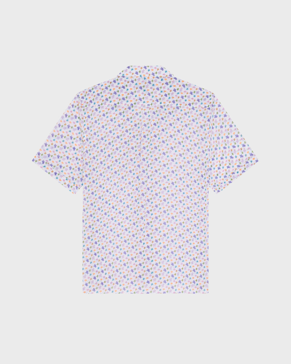 Organic Cotton Bowling Shirt Micro Ronde des Tortues - White / Vilebrequin For sale