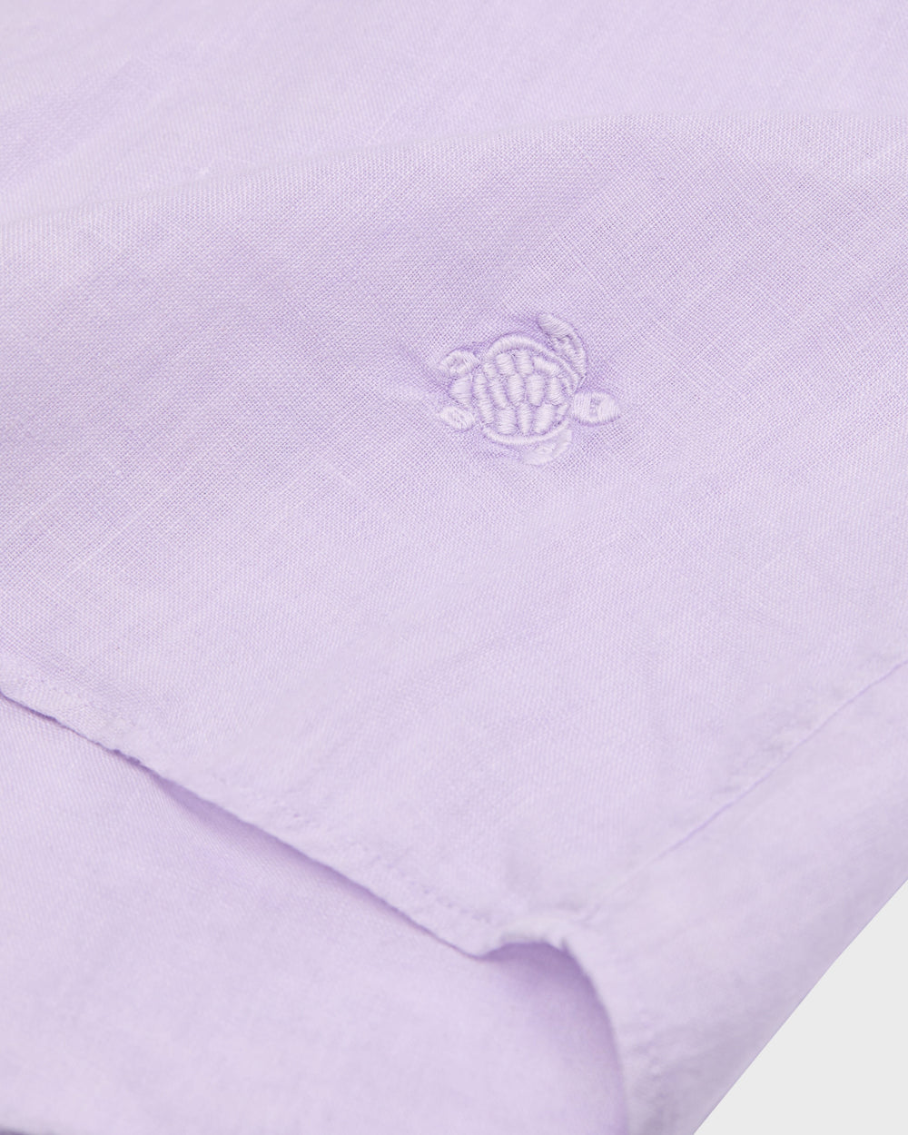 Mineral Dye Linen Bowling Shirt - Purple Kunzite / Vilebrequin Discount
