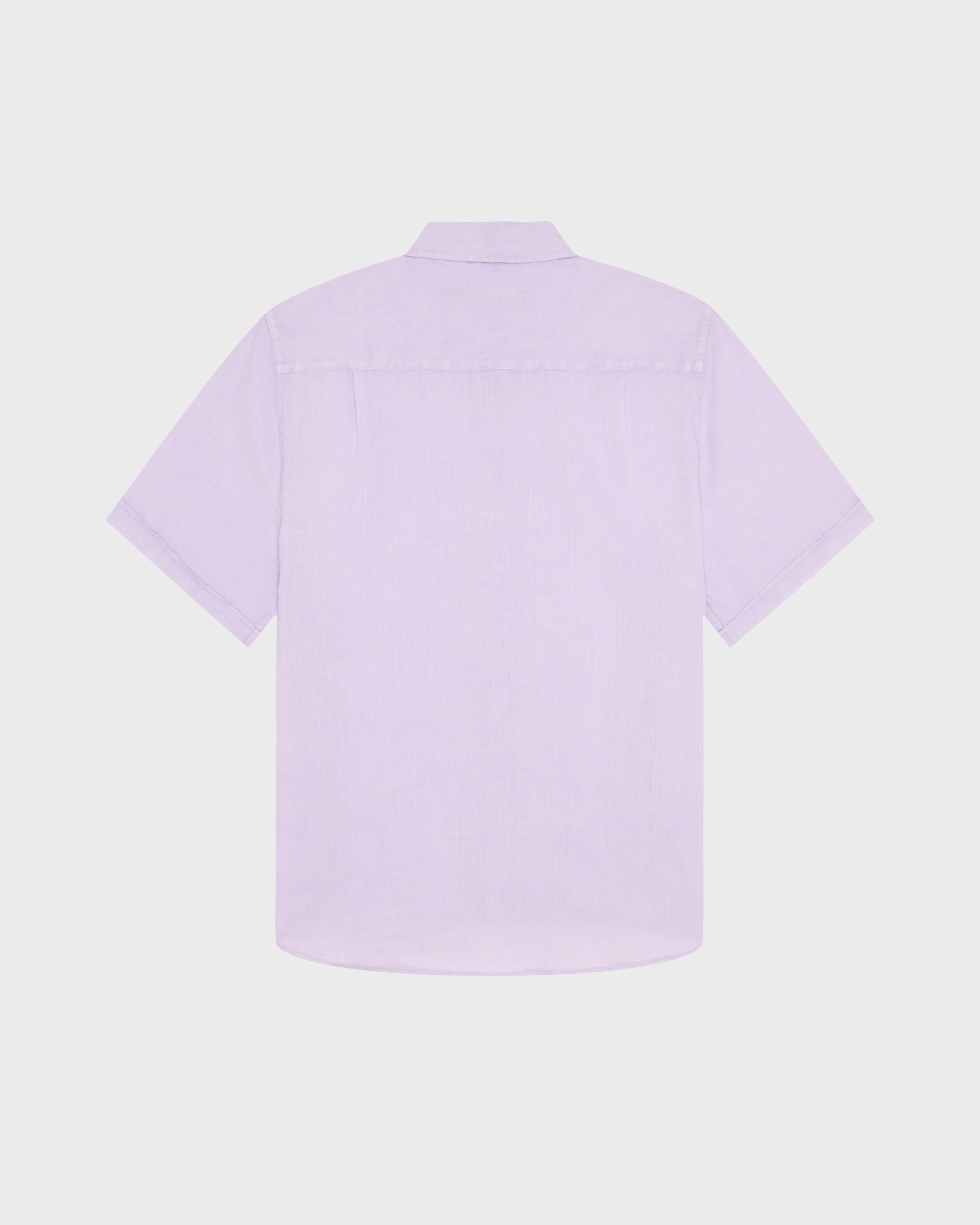 Mineral Dye Linen Bowling Shirt - Purple Kunzite / Vilebrequin Discount