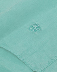 Mineral Dye Linen Bowling Shirt - Green Aventurine / Vilebrequin Outlet