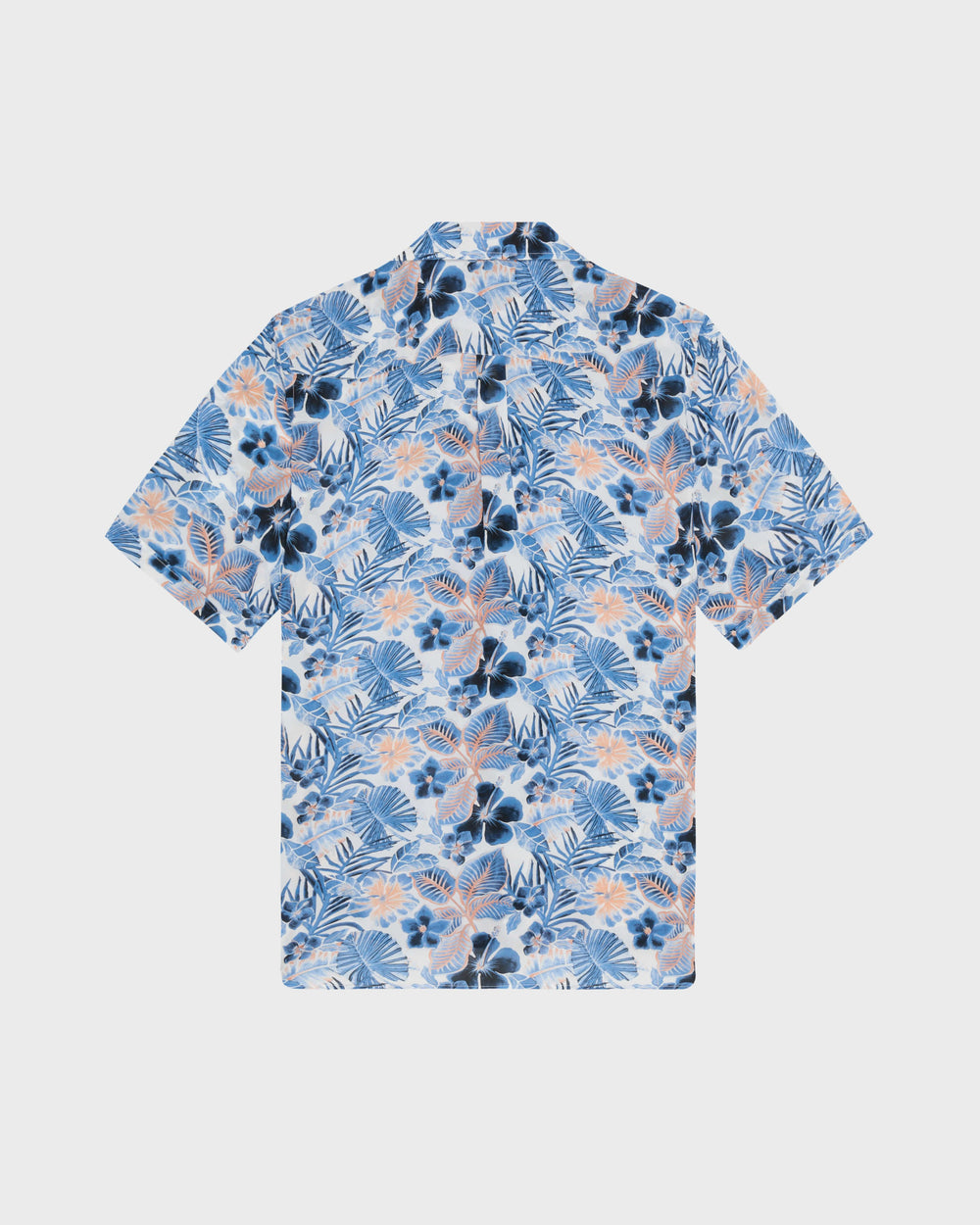 Viscose Bowling Shirt Island Flowers - White / Vilebrequin US
