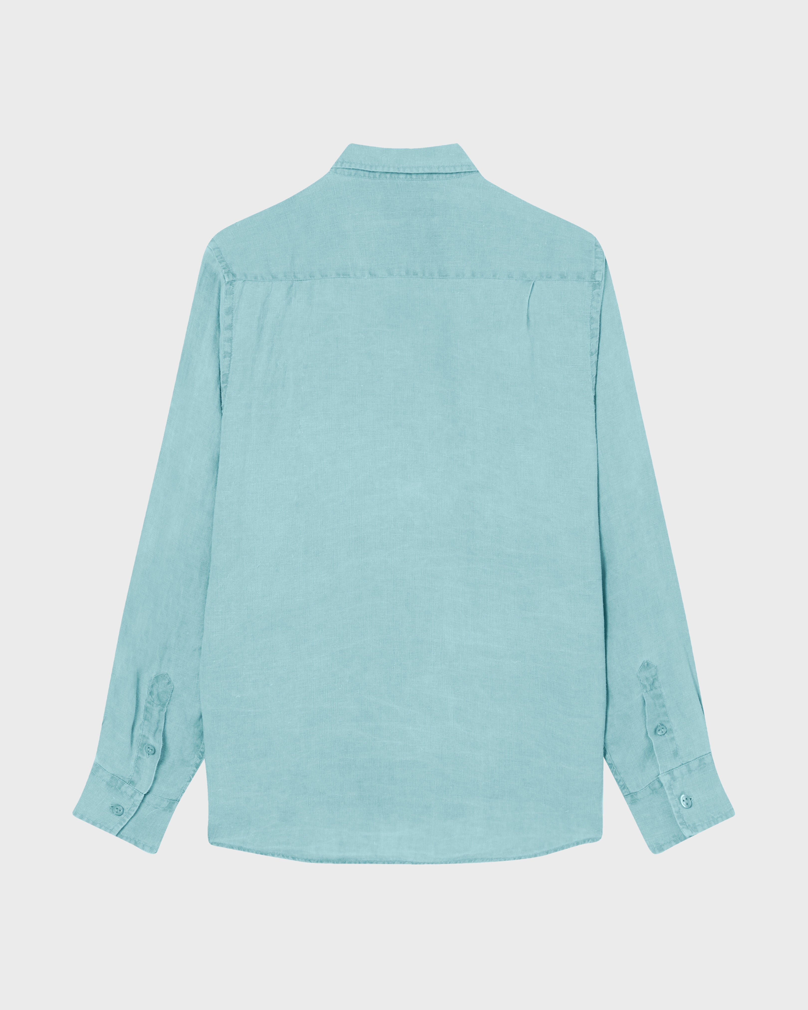 Linen Shirt Solid - Blue Oxygene / Vilebrequin New