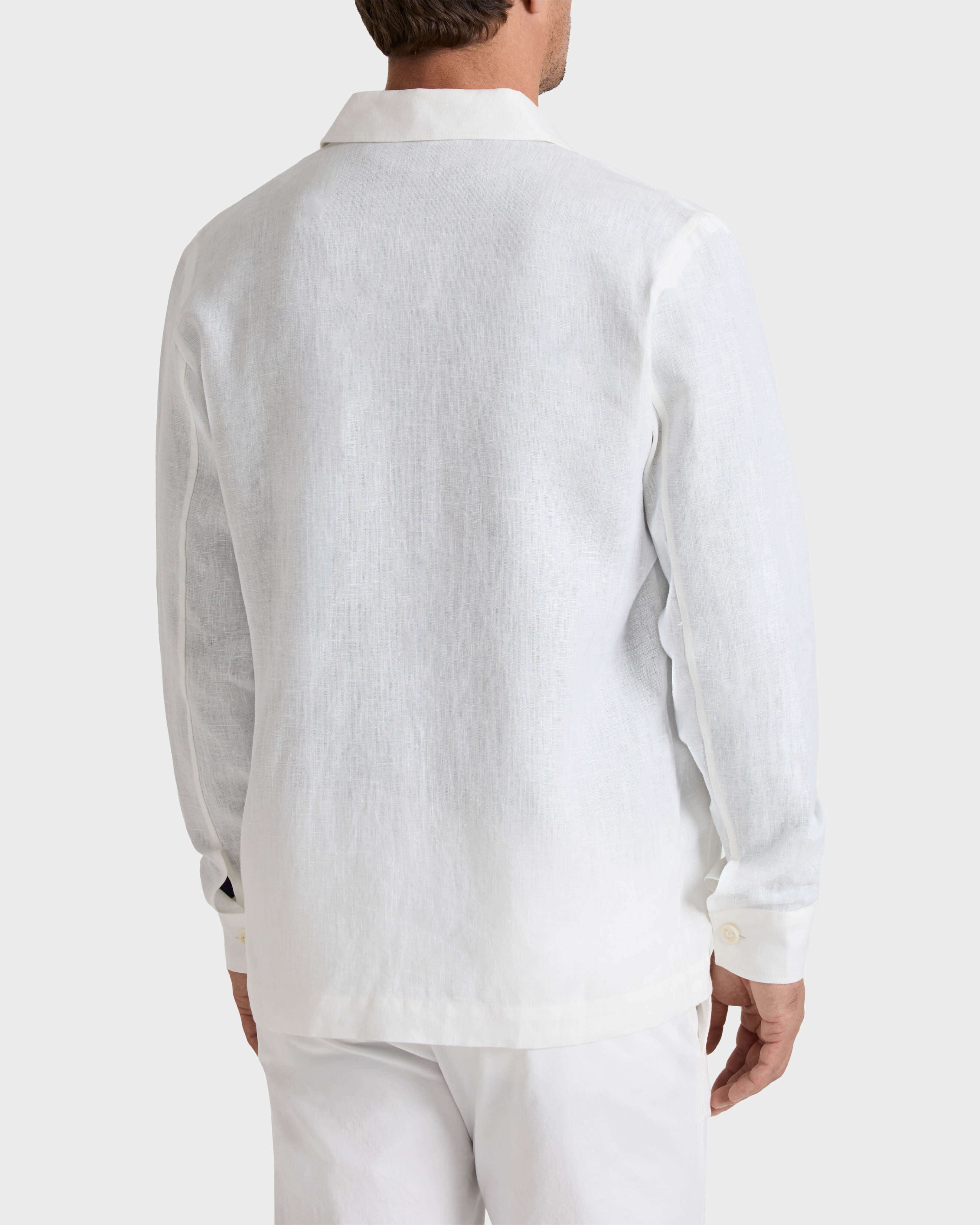 Linen Solid Overshirt / Vilebrequin Sale